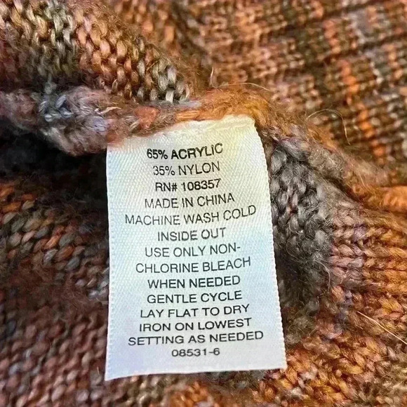 ANA XL brown V-neck sweater - Picture 9 of 10